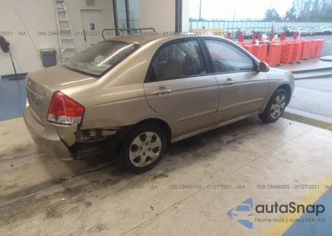 2009 Kia Spectra Ex z USA, uszkodzony, nr VIN KNAFE221395600506